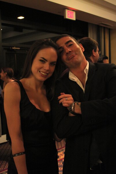 Audio guy Dan and his gf Anna