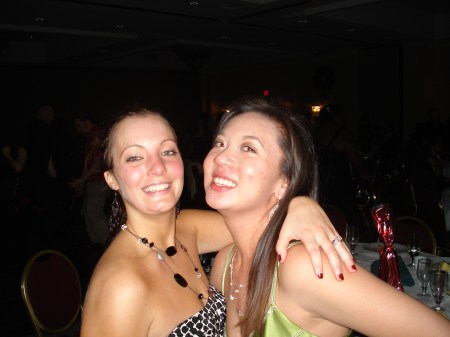 Christina and Me mid dance (I had passed the point of red at this moment)