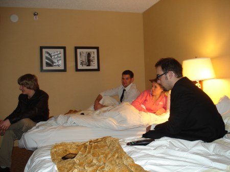 I totally don't remember Jason B being in our room!!!!  I don't even remember seeing him at the Holiday Party!