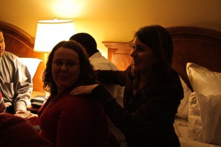 Damn, I didn't know that backrubs were being given out!