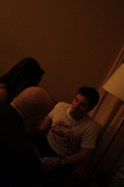 Me Matt and Dan having a conversation about something I don't remember